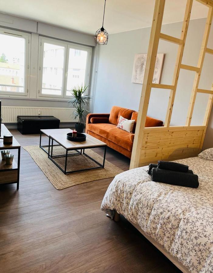 Espace 500 - Cosy, Wifi & Vue Sur La Ville Saint-Etienne  Esterno foto
